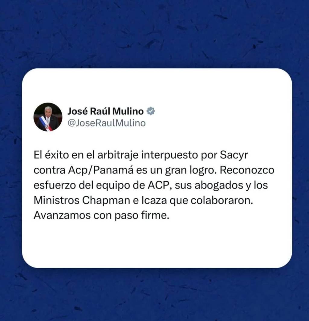 Panamá gana arbitraje de inversión interpuesto por Sacyr&nbsp;S.A.
