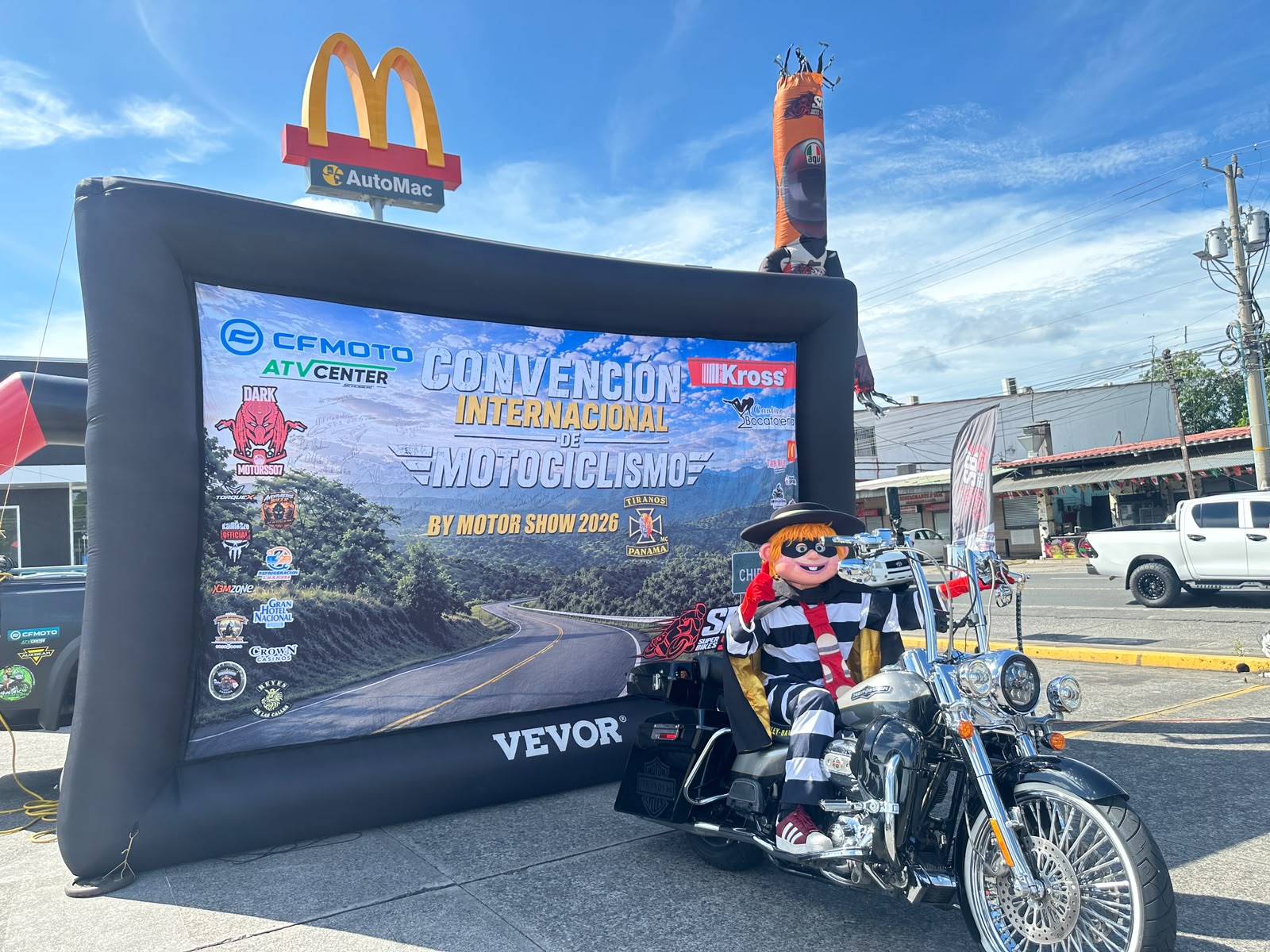 ¡Motores encendidos rumbo a Boquete! Convención Internacional de Motos volvió a reunirse en McDonald’s San Mateo
