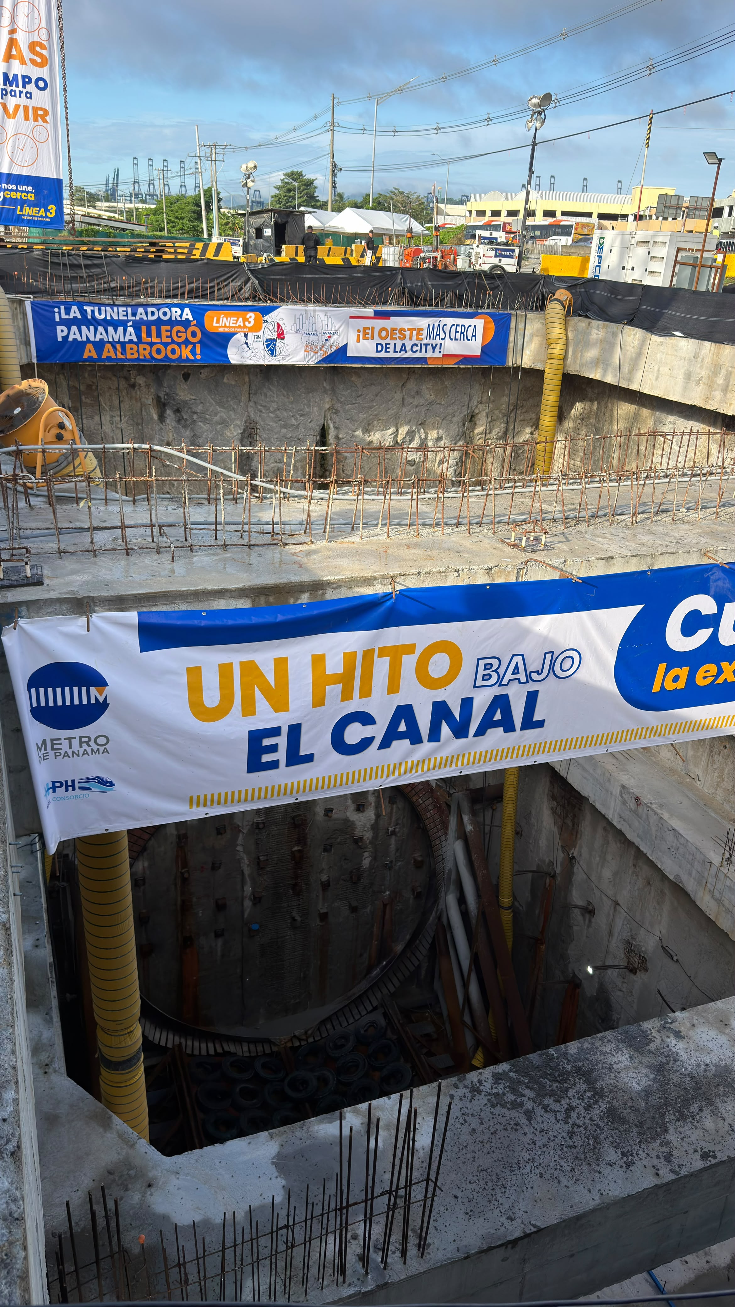Tuneladora de la Línea 3 romperá el último muro en Albrook y marcará la conexión entre Panamá Oeste y la capital